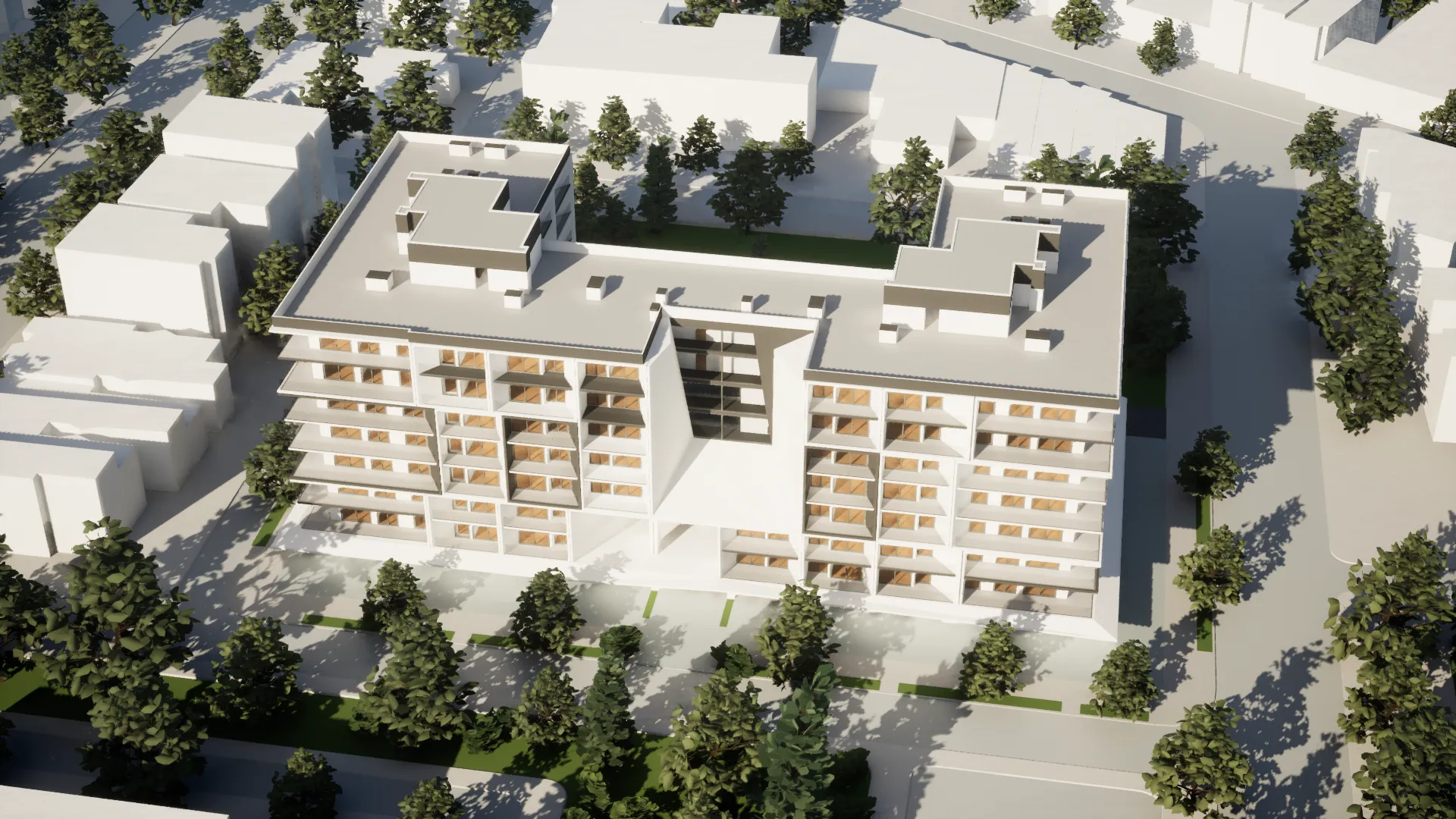Modelo rotatorio del edificio